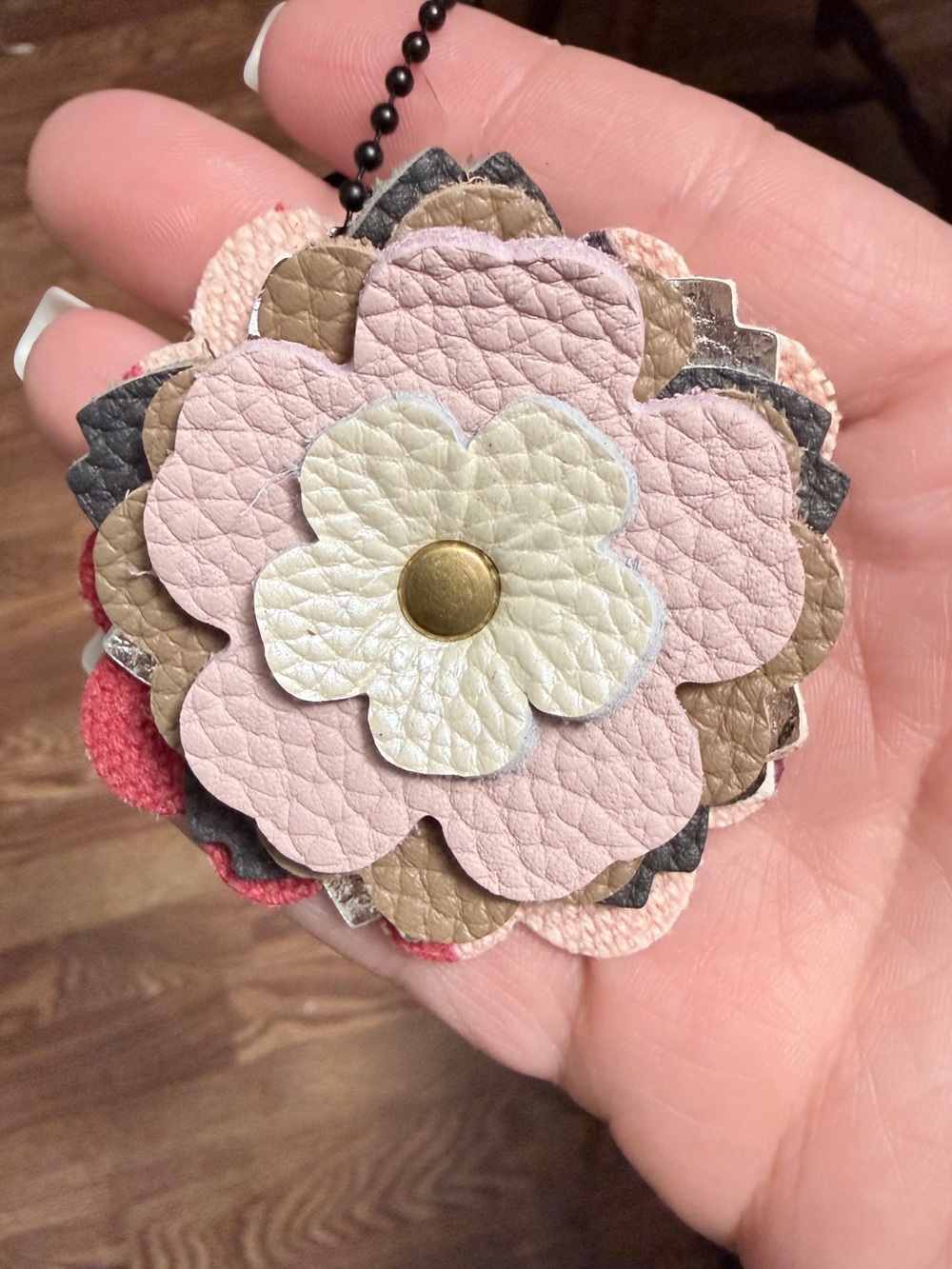 Handmade Floral Bag Charm
